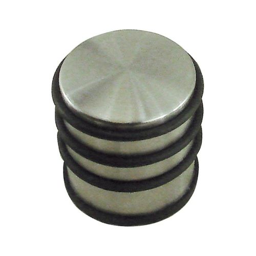 Bloque porte buttée DT2000 - Nickelé Satiné - Diamètre 65 mm