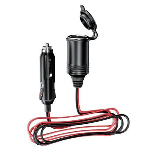 Rallonge Allume-Cigare De Voiture 12v 24v Dc, Chargeur De Voiture Robuste Avec Fusible De Prise Allume-Cigare