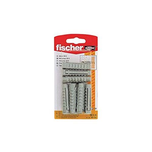 Cheville nylon "SX" Fischer - Longueur 50 mm - Diamètre 10 mm - Vendu par 10