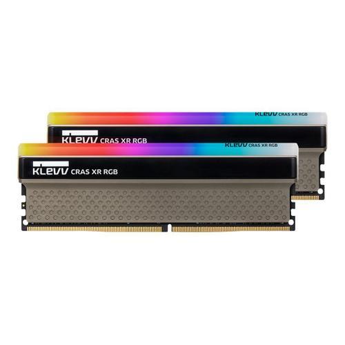 Klevv CRAS XR RGB - DDR4 - kit - 16 Go: 2 x 8 Go - DIMM 288 broches - 4000 MHz / PC4-32000 - CL19 - 1.4 V - mémoire sans tampon - non ECC
