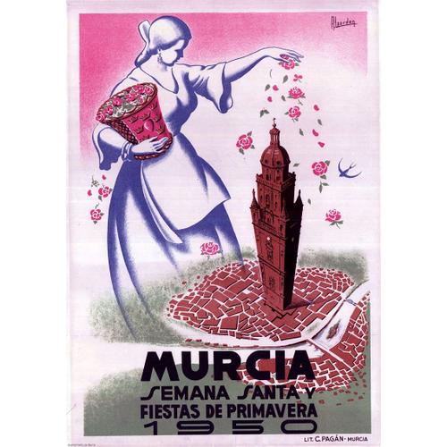 Affiche Murcia 1950