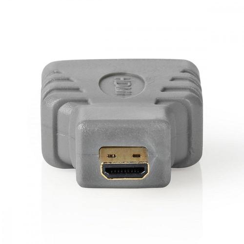 Adaptateur HDMI | Micro-Connecteur HDMI vers HDMI Femelle | Gris