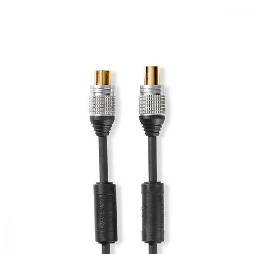 Câble Coaxial 90 dB | CEI (Coaxial) Mâle vers CEI (Coaxial) Femelle | 1,5 m | Anthracite