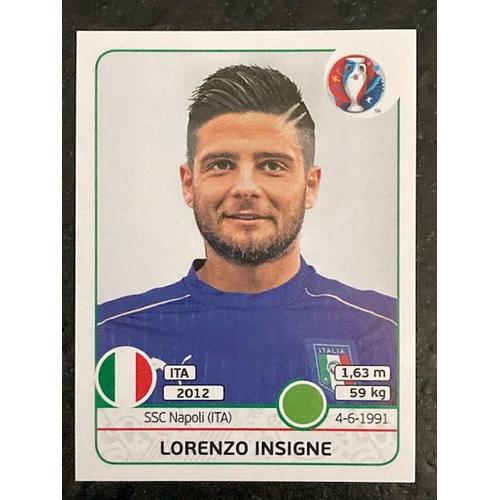 Vignette Panini Foot Euro 2016 N°513 : Lorenzo Insigne