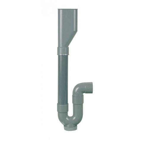Siphon PVC double entrée - Sortie horizontale - Ø 40 mm