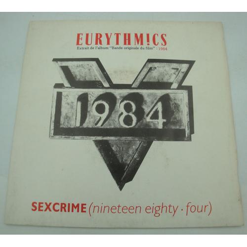 Eurythmics Sexcrime/I Did It Just The Same Sp 7" 1984 Virgin