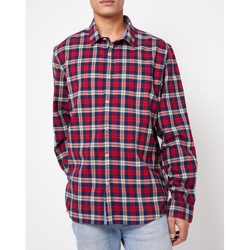 Chemise Slim Greylock Check À Carreaux Rouge/Marine/Crème