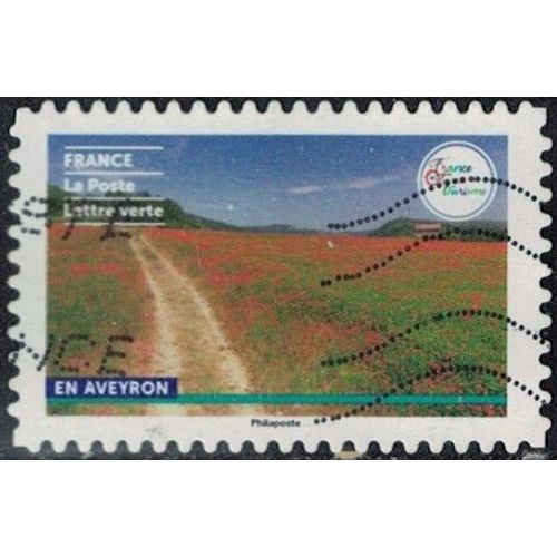 France 2023 Oblitéré Used Terre De Tourisme Randonnées Pédestres En Aveyron Y&t Fr 2308 Su