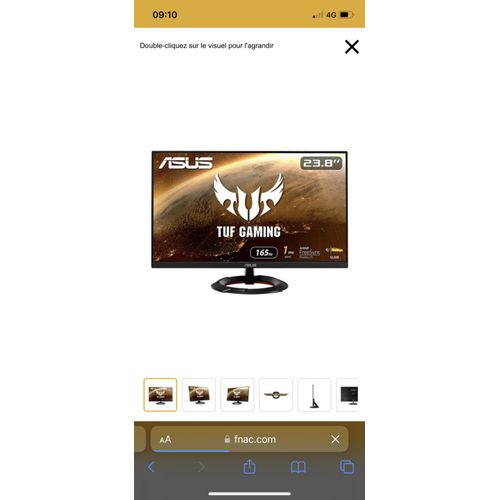 Ecran pc gamer asus