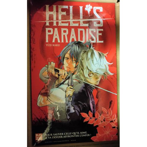 Silhouette En Carton Plv Hell's Paradise Kazé Manga Neuve