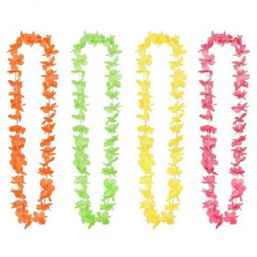 25 Colliers Bienvenue Hawaï Fluo