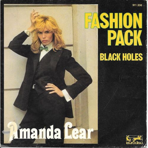 Amanda Lear : Fashion Pack / Black Holes [Vinyle 45 Tours 7"] 1979