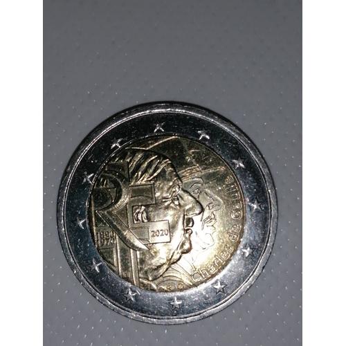 Pièces 2 Euros De Gaulle Authentique