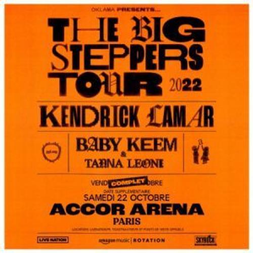 2 Billets Pour Le Concert De Kendrick Lamar Le 22/10 À Paris