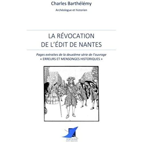 La Révocation De L'édit De Nantes