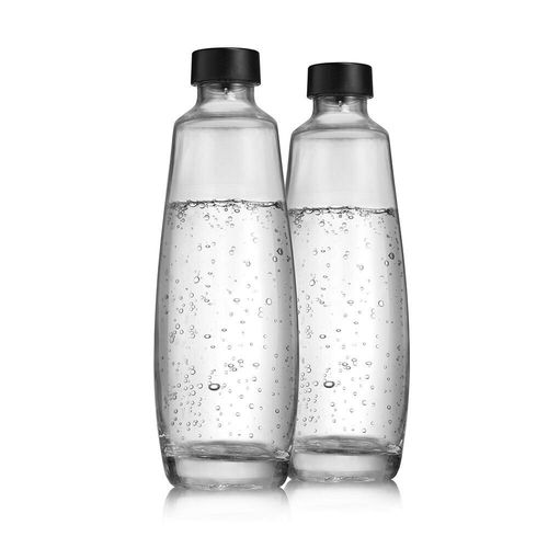 Soda Glasflasche Duo, 1 L, 2er-pack