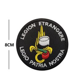 Ecusson patche Legion étrangère French patch armée brodé thermocollant 