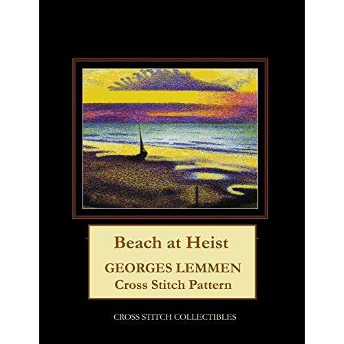 Beach At Heist: Georges Lemmen Cross Stitch Pattern