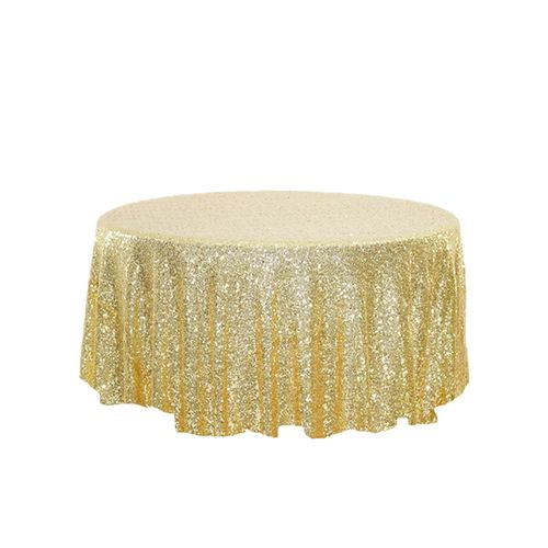 Nappe De Table Ronde À Paillettes, 80cm, Décoration Pour Banquet De Mariage, Fête D'anniversaire, Noël, Pour La Maison