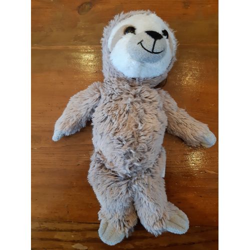 Peluche Paresseux Marron Chine Blanc Kinder Ferrero 24 Cm