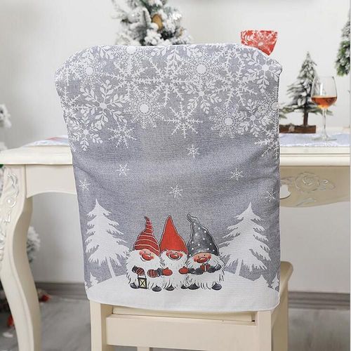 Housse De Chaise Chapeau De Père Noël, Décoration De Noël, Ensembles De Chapeaux De Table, Couvre-Chaise Pour Décoration De La Maison, 2021