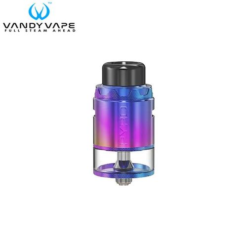 Arc-en-ciel - atomiseur avec réservoir de 5ml, Vape Pyro V4 RDTA, avec remplissage latéral et bobine Clapton fondue pour Cigarette électronique 510