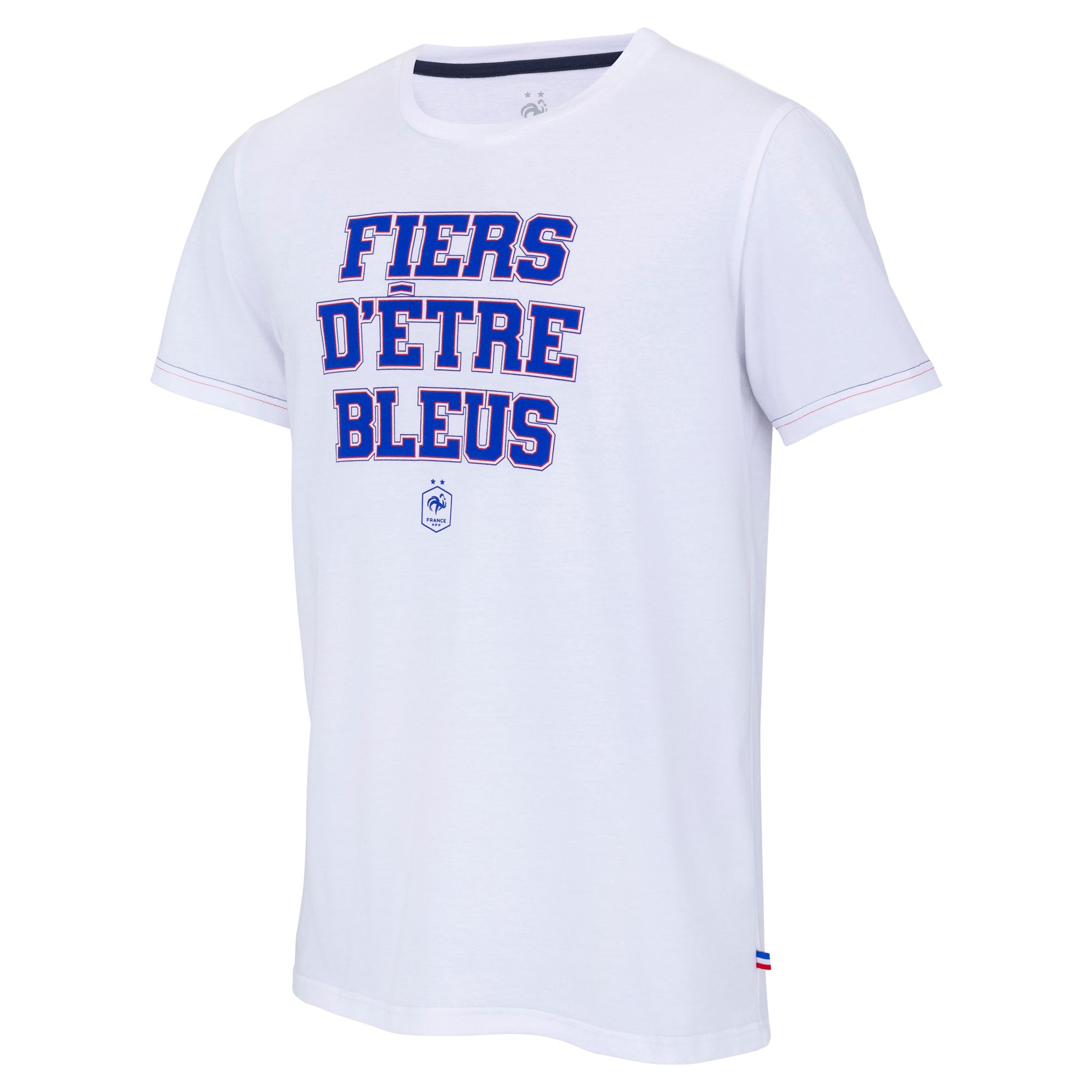 T-Shirt France Fier D'être Bleu Made In France - Marine - Unisexe