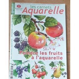 Revue Carnet Aquarelle Special Peindre Les Fruits N°23