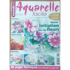 Revue Carnet Aquarelle Special Initiation Par Les Fleurs N°31