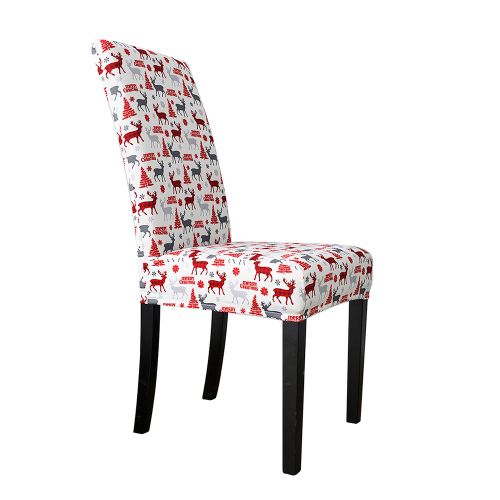 Housses De Chaises De No?L, Couvre-Si?Ge De Cuisine, Extensible, Imprim? P?Re No?L, D?Coration De La Maison