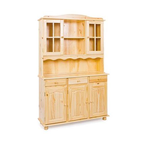 Buffet Vaisselier 5 Portes Et 3 Tiroirs En Pin Massif - Chamonix