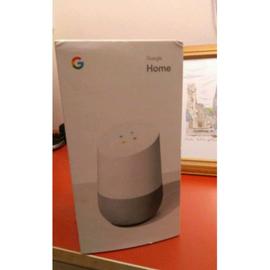 Enceinte intelligente Google Home - Haut-parleur intelligent - Wi-Fi -  blanc (couleur de la grille - tissu d'ardoise)