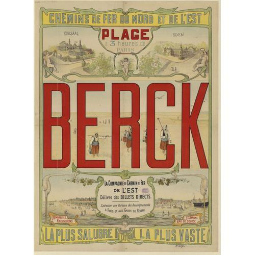 Affiche Berck