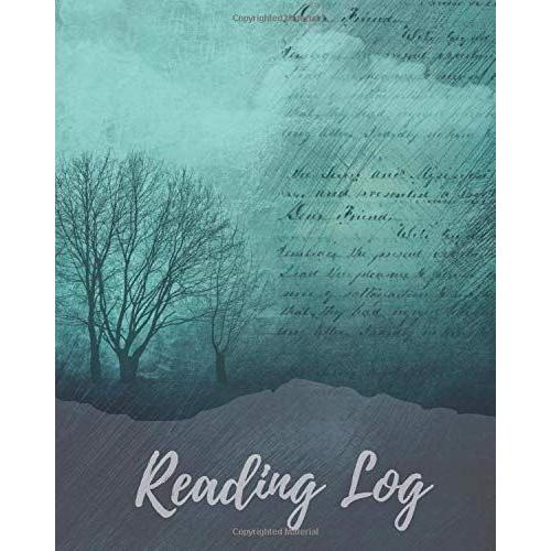 Reading Log Book - Book Lovers Journal - Track Books Reviews Favorite Notes&quotes - Large Blank Notebook 8"X10" 100 Pages Book 2