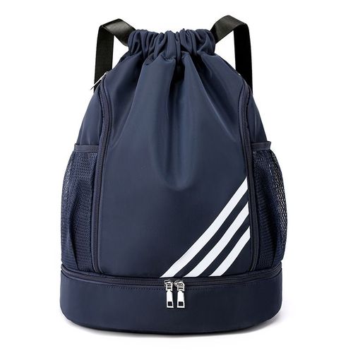 Sac À Dos De Sport De Grande Capacité Avec Séparation Humide Et Sec, Résistant À L'eau Bleu