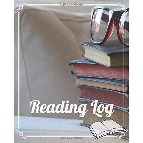 Reading Log Book - Book Lovers Journal - Track Books Reviews Favorite Notes&quotes - Large Blank Notebook 8"X10" 100 Pages Book 9