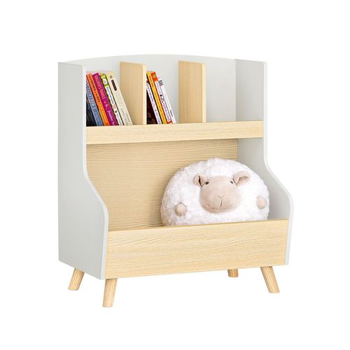 Sobuy Bibliothèque Enfant Étagère De Rangement Jouets Pour Enfants Étagère À Livres Pour Garçon, Fille, Pour Chambre D'enfant Et Salle De Jeux, 60 X 37 X 68 Cm, Kmb105-Hg