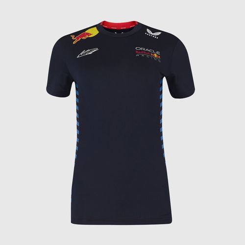 T-Shirt Officiel Femme Oracle Rb Racing Teamline Max Verstappen - Bleu