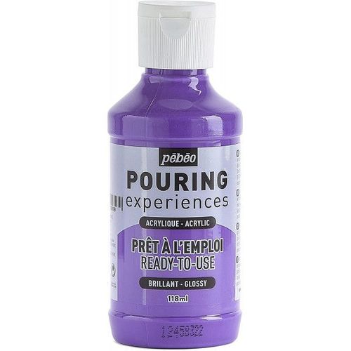 Peinture Acrylique - Pouring - Pébéo - Violet Clair - 118 Ml