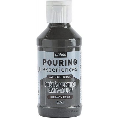 Peinture Acrylique - Pouring - Pébéo - Gris - 118 Ml