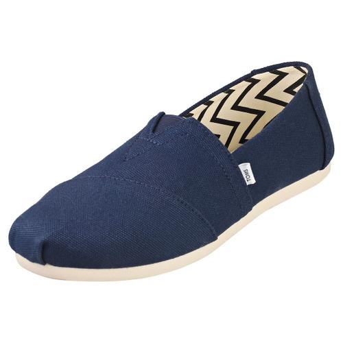 Toms Alpargata Recycled Chaussures Sans Lacets Bleu Naval