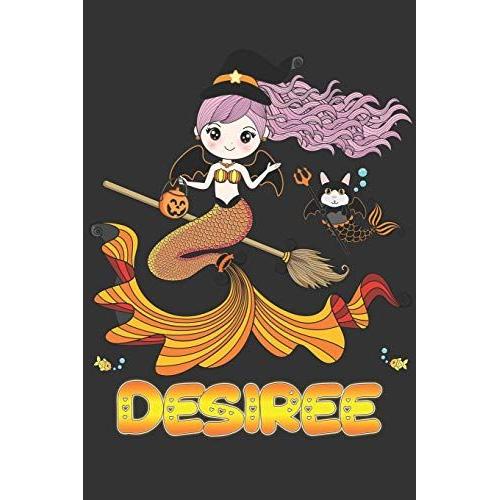 Desiree: Desiree Halloween Beautiful Mermaid Witch, Create An Emotional Moment For Desiree?, Show Desiree You Care With This Personal Custom Gift With ... Very Own Planner Calendar Notebook Journal