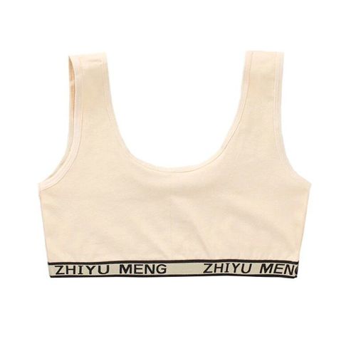 Filles Sous-Vêtements Coton Enfants Formation Soutien-Gorge Adolescent Sous-Vêtements 8-14years Vêtements En Gros - Type Beige-underbust 58-78cm
