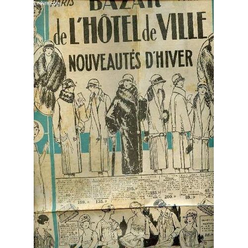 Catalogue Bazar De L Hôtel De Ville Nouveautés D Hiver Paris.