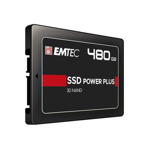 EMTEC X150 Power Plus 3D NAND - SSD - 480 Go - interne - 2.5" - SATA 6Gb/s