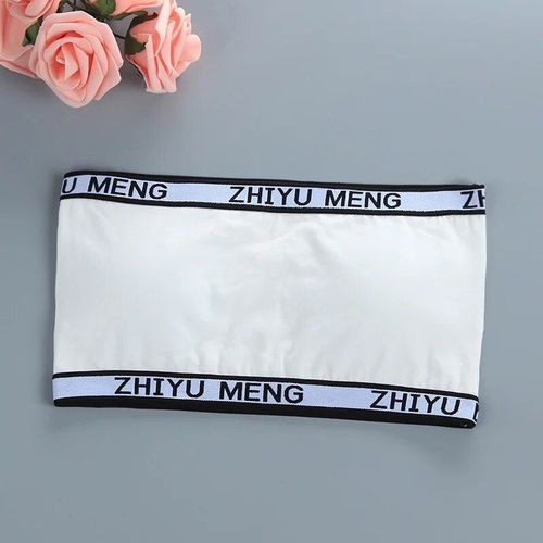 Soutien-Gorge De Sport Sans Bretelles Pour Jeunes Filles De 9 À 16 Ans,Sous-Vêtements Pour Enfants,Débardeur Pour Adolescentes,Soutien-Gorge D'entraînement,Bikini Pour Adolescentes - Type White