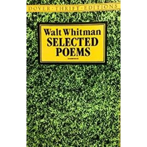 Walt Whitman - Selected Poems (Dover Thrift Editions)