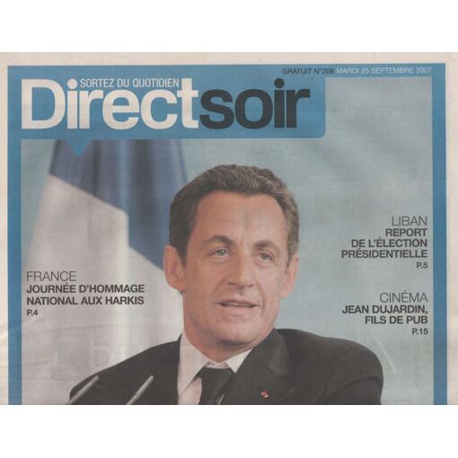 Quotidien Direct Soir N 208 : Nicolas Sarkozy