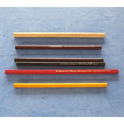 6 Crayons Anciens Baignol & Farjon