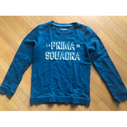 Sweatshirt Bleu-Vert La Prima Squadra 12 Ans Sweat Bleu Canard